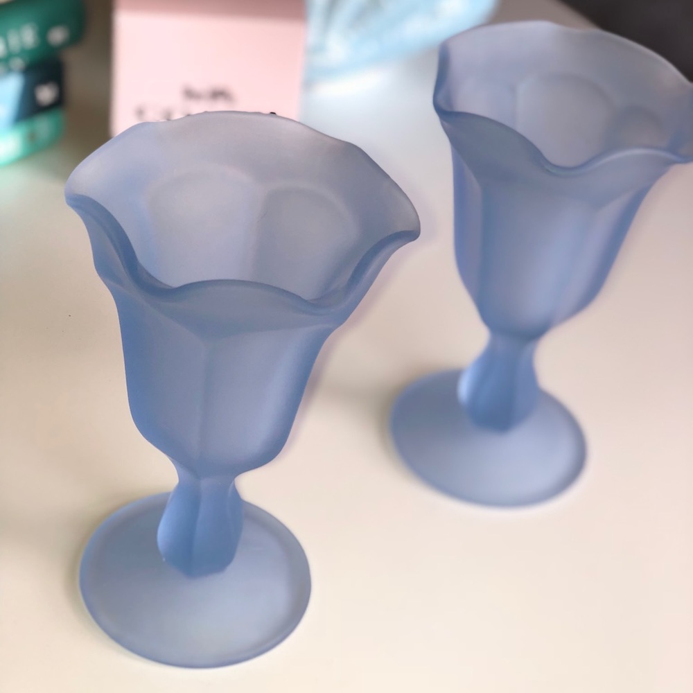 Vintage dessert cups cute pastel decor